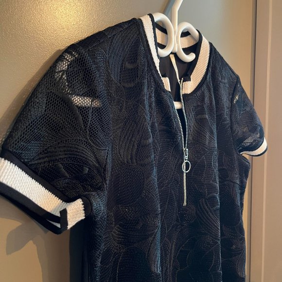 I.code Black Lace Dress Sporty Style - Picture 8 of 10